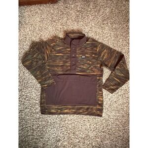 Mountain Hardwear Microchill Snap Fleece Pullover Mens Size Large OM6000-219